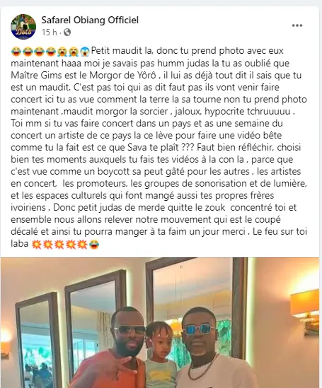 People: Safarel Obiang clash Ariel Sheney Safarel Obiang