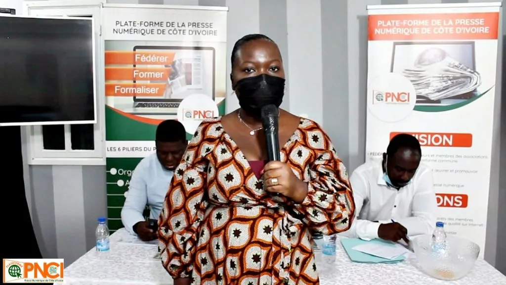Côte d'Ivoire/Presse numérique : Sandrine Roland élue présidente du Conseil d’Administration de la PNCI Sandrine Roland élue présidente