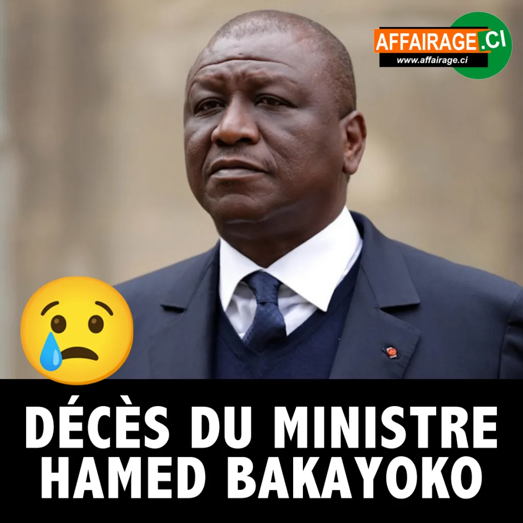 Jeannot Ahoussou Kouadio pleure Hamed Bakayoko. (Décès d'Hamed Bakayoko) Le ministre Hamed Bakayoko
