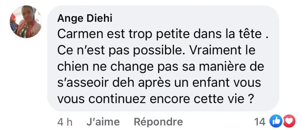 Carmen Sama twerk à l’anniversaire d'Emma Lohoues et crée le buzz Commentaire de Ange Diehi