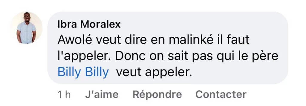 Awolé de Billy Billy devenu un concept: voici la signification. Awolé de Billy Billy devenu un concept: voici la signification. | Affairage.ci