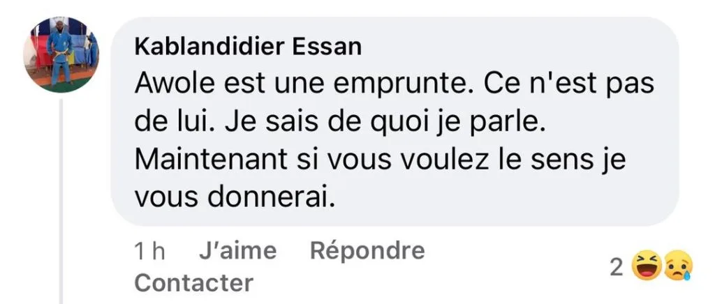 Awolé de Billy Billy devenu un concept: voici la signification. Awole