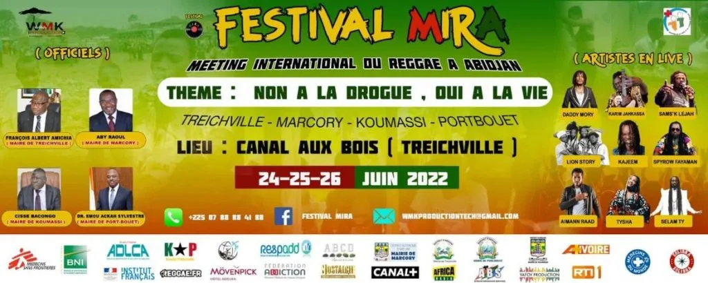 Lancement du meeting international du reggae à Abidjan (Mira 2022) Mira 2022
