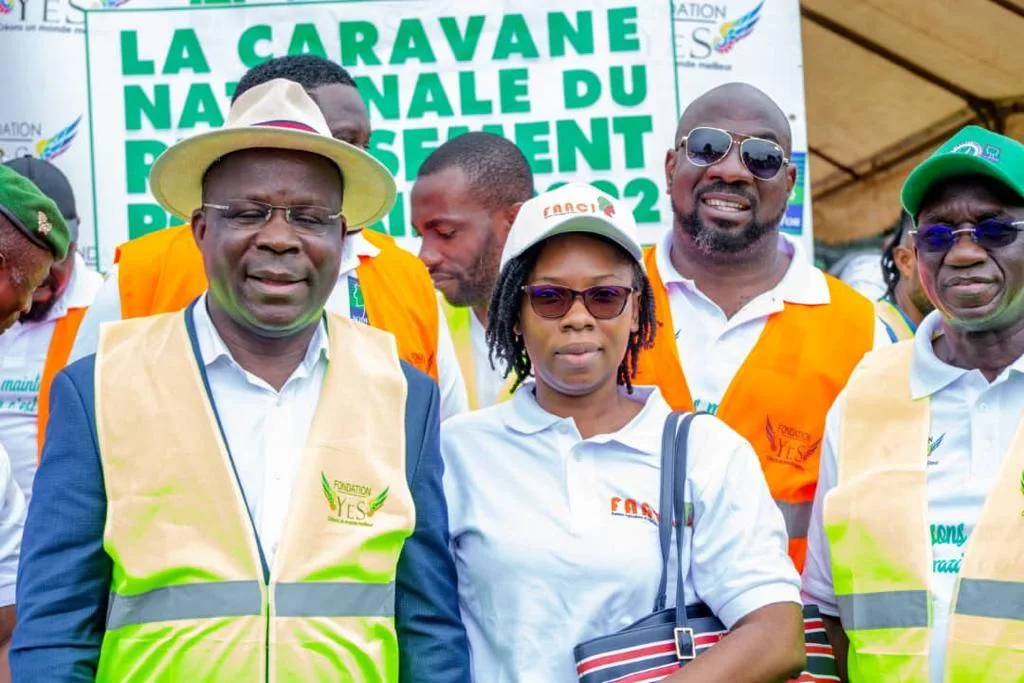Caravane du Reboisement : La Fondation YES et la SODEFOR ont atteint leur objectif Caravane Nationale du Reboisement