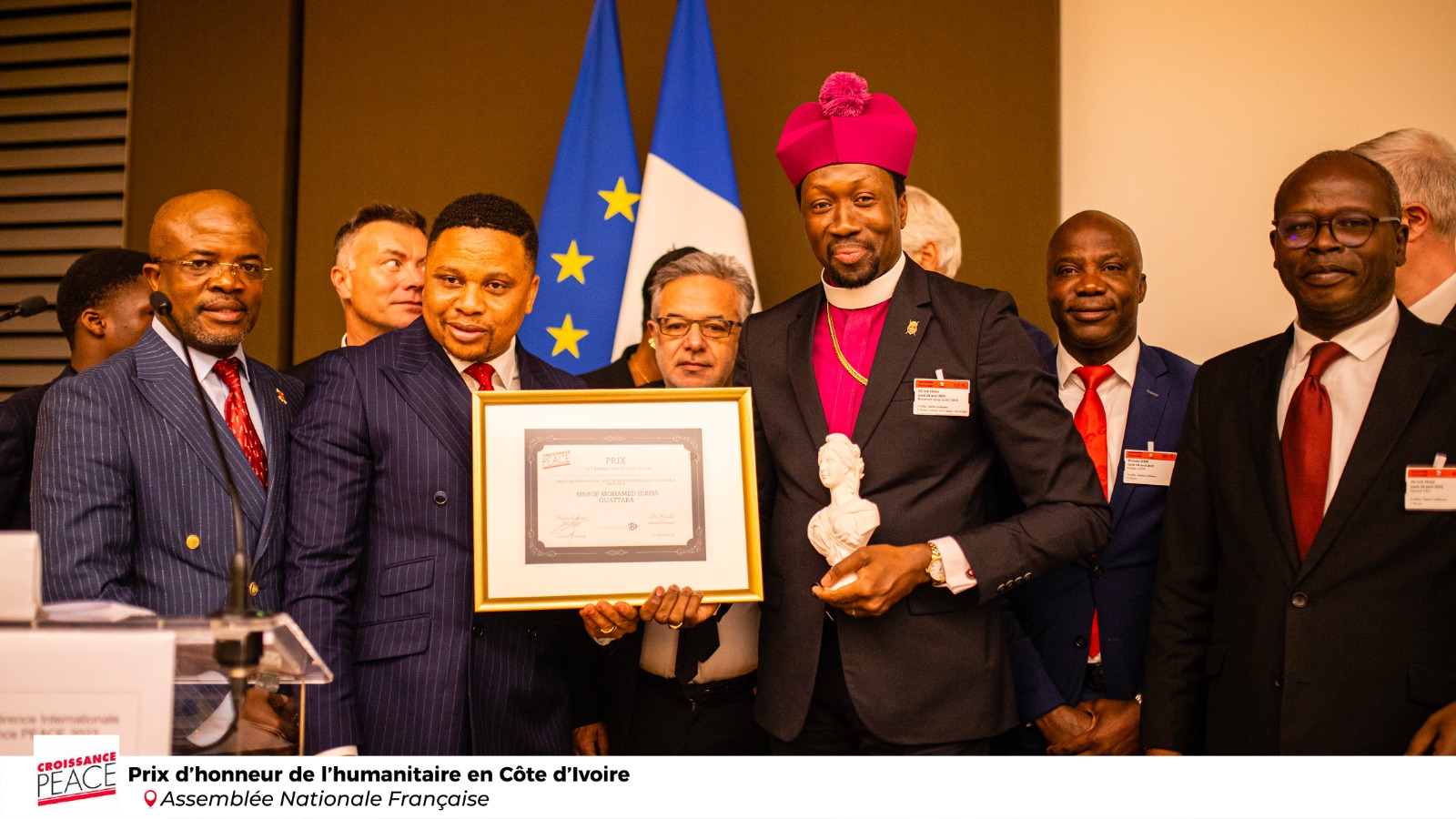 Le Bishop Ouattara Mohamed Idriss honoré en France : revivez en images Le Bishop Ouattara Mohamed Idriss honoré en France : revivez en images | Affairage.ci