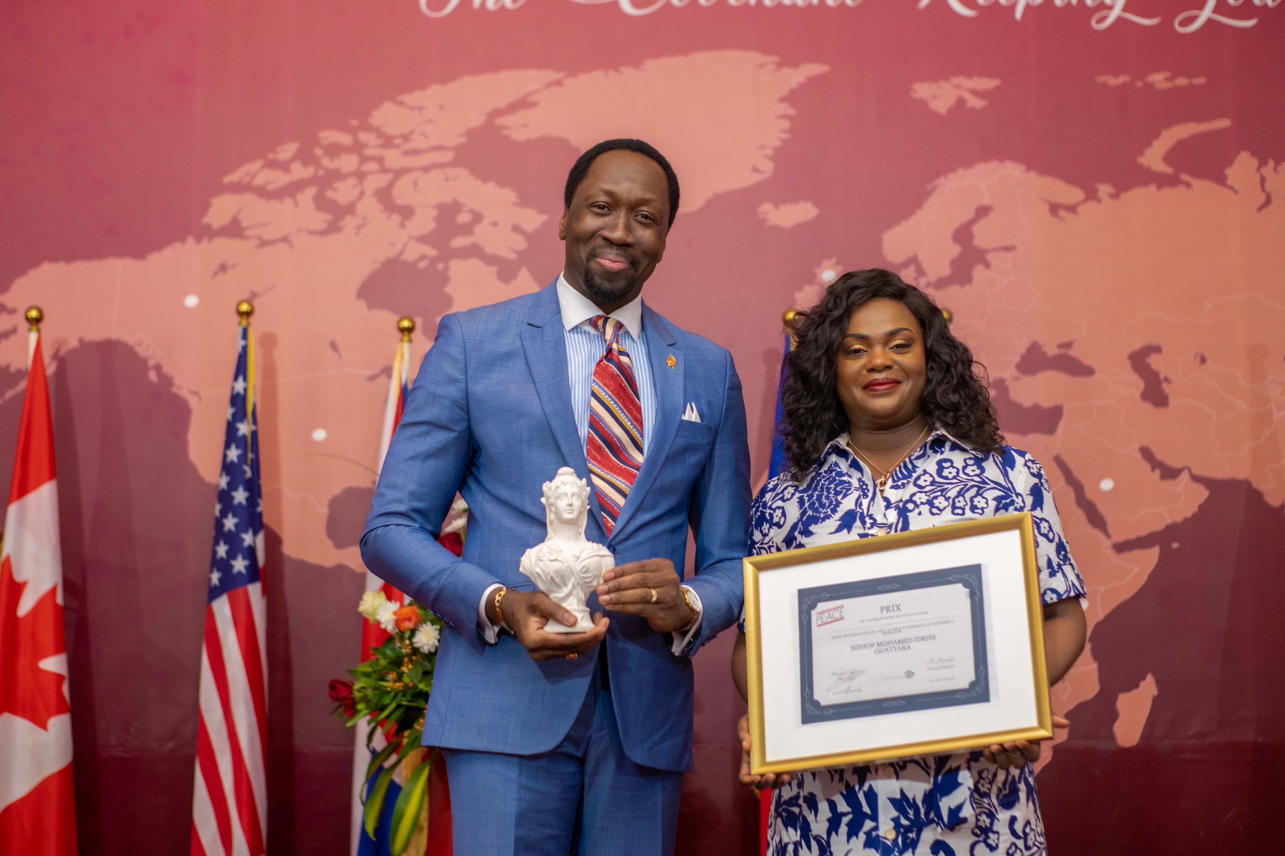 Prix d’Honneur de l’Humanitaire : Le Bishop Ouattara Mohamed Idriss évoque les raisons qui lui ont valu ce prix à l’internationale Prix d’Honneur de l’Humanitaire : Le Bishop Ouattara Mohamed Idriss évoque les raisons qui lui ont valu ce prix à l’internationale | Affairage.ci