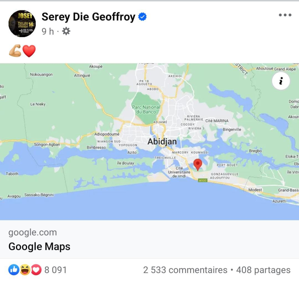 Serey Dié répond à la polémique sur son divorce avec son ex-femme Aline (photo) Serey Dié répond à la polémique sur son divorce avec son ex-femme Aline (photo) | Affairage.ci
