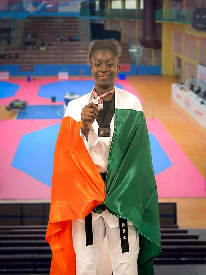Kimi Laurène Ossin remporte l’argent aux Championnats du monde de taekwondo Ossin