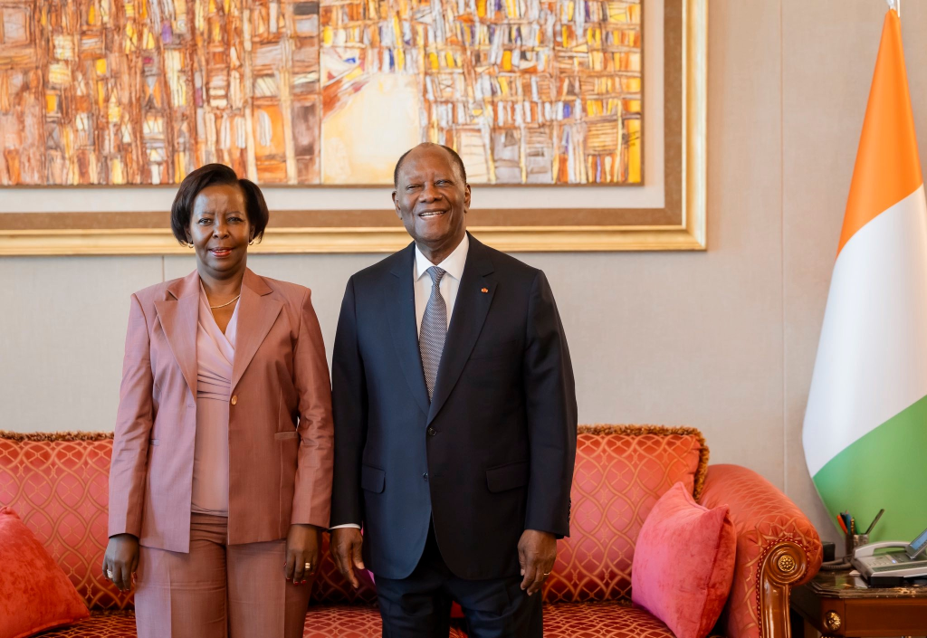 Diplomatie : Alassane Ouattara reçoit Louise Mushikiwabo à Abidjan Alassane Ouattara